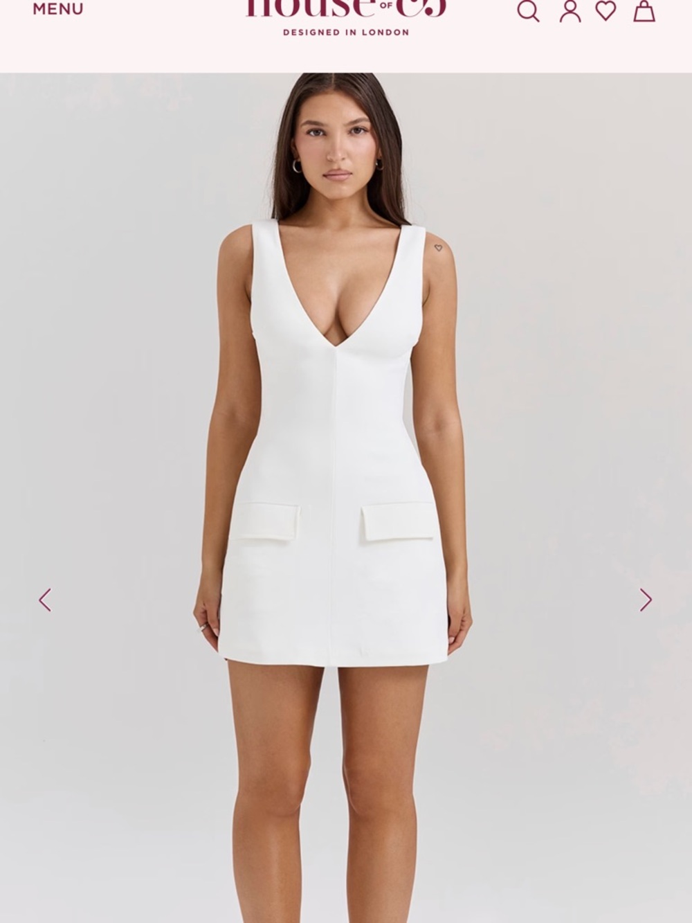 House of CB Olympia mini dress
